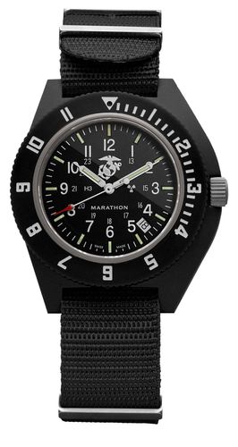 Official USMC NAV-D Navigator Date Quartz ( Watch - Marathon - Modalova