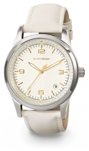 Kimmeridge Quartz (38mm) Warm White Dial / Watch - Elliot Brown - Modalova