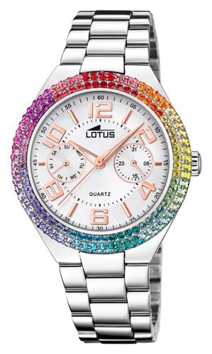 Women's Bliss (39mm) Rainbow Crystal / Stainless Steel Watch - Lotus - Modalova