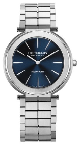 Men's Newport Slim Mechanical (42mm) Dial / Watch - Herbelin - Modalova