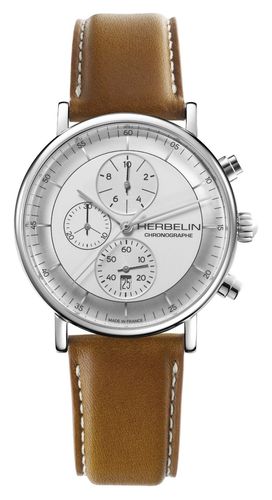 Inspiration Men's Leather Strap Watch - Herbelin - Modalova