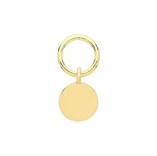 Circle Disc SINGLE Earring Jewellery - James Moore TH - Modalova