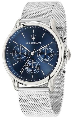 Men's Epoca | Chronograph Dial | Steel Mesh Watch - Maserati - Modalova