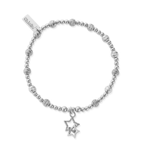 In Bloom SPARKLE Interlocking Star Bracelet - 925 Jewellery - ChloBo - Modalova