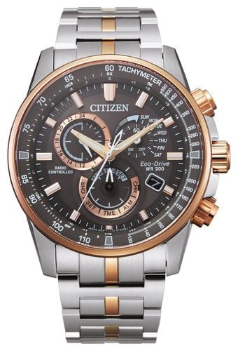 Men's Eco-Drive Radio-Controlled Chronograph (42.5mm Watch - Citizen - Modalova