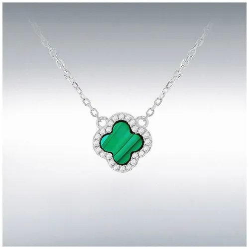Rhodium Plated 11mm Clover Jewellery - James Moore - Modalova