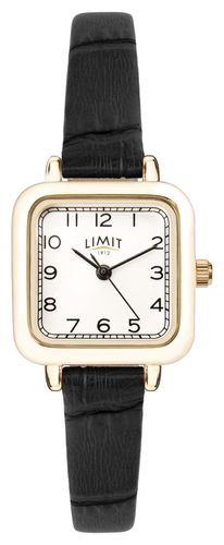 Women's Leather Strap | Dial | Gold Watch - Limit - Modalova