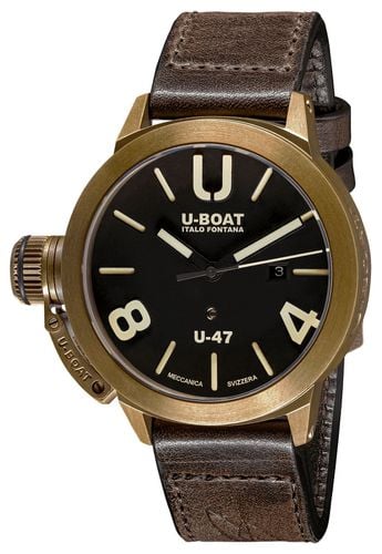 Classico U-47 Bronze Automatic Leather Strap Watch - U-Boat - Modalova