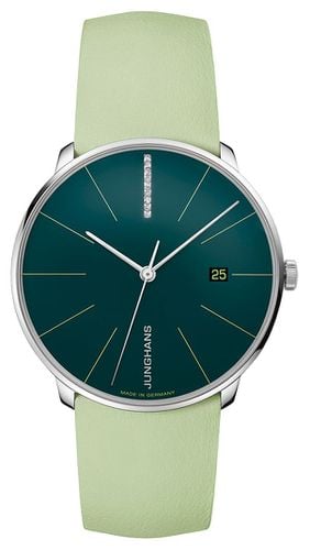 Meister fein Automatic | Diamond Set | Moss Watch - Junghans - Modalova