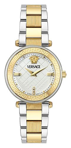 REVE (35mm) Dial / Two-Tone Stainless Steel Watch - Versace - Modalova