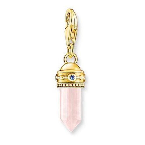 Gold-plated Charm Pendant Hexagon-shaped With Jewellery - Thomas Sabo - Modalova