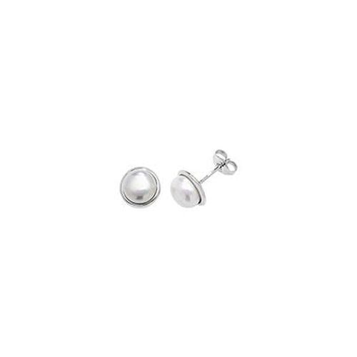 Silver Large Stud Earrings G51176 Jewellery - James Moore TH - Modalova