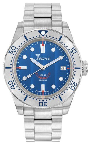 Steel (40mm) CÃ´tes De GenÃªve Dial / Watch - Squale - Modalova