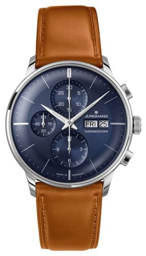 Meister Chronoscope English Day Sapphire Crystal 27 Watch - Junghans - Modalova