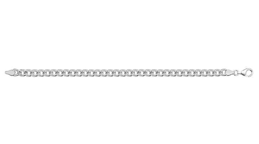 Silver Small Link Curb Bracelet G2639 Jewellery - James Moore TH - Modalova