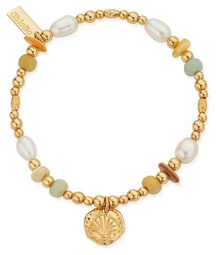 TREASURES OF BALI Golden Sands Pearl Charm Bracelet Jewellery - ChloBo - Modalova