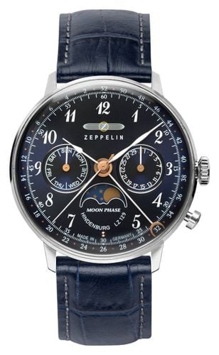 LZ 129 Hindenburg Moonphase (36mm) Night Dial Watch - Zeppelin - Modalova