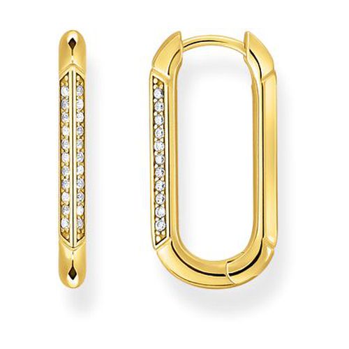 Ladies Zirconia Yellow Hoop Jewellery - Thomas Sabo - Modalova