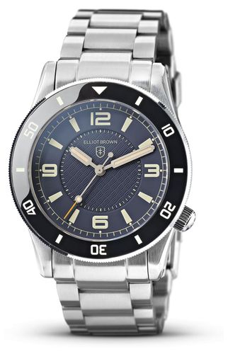 Bloxworth Heritage Diver Quartz (41mm) Chalky Watch - Elliot Brown - Modalova