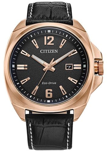 Eco-Drive Sport (42mm) Dial / Leather Watch - Citizen - Modalova