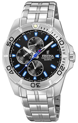 Men's Multi-Function With Steel Bracelet Watch - Festina - Modalova