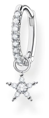 Crystal Set Single Hoop Earring Jewellery - Thomas Sabo - Modalova