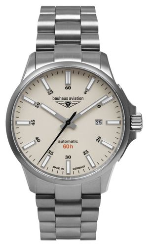 Aviation Titanium Automatic 60h (42mm) Watch - Bauhaus - Modalova