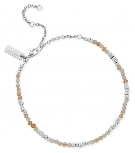 Island Energy GRACEFUL SUN Citrine Anklet - 925 Jewellery - ChloBo - Modalova