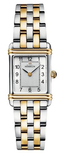 Art Deco Women's Two Tone Stainless Steel Watch - Herbelin - Modalova