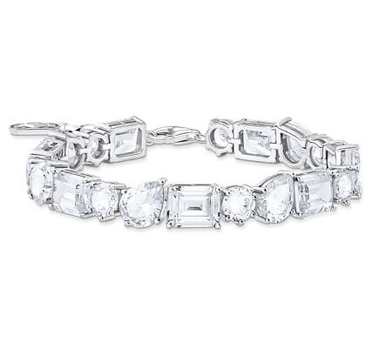 Ladies Zirconia Silver Tennis Bracelet Jewellery - Thomas Sabo - Modalova