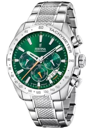 Men's Chronograph (44.5mm) Dial / Stainless Watch - Festina - Modalova