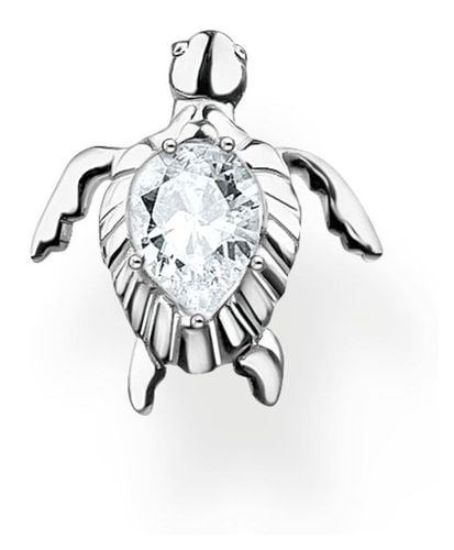 Crystal Set Turtle Single Stud Jewellery - Thomas Sabo - Modalova