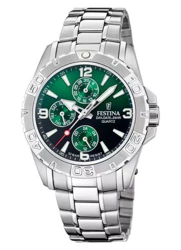 Men's Multifunction (40mm) Dial / Stainless Watch - Festina - Modalova