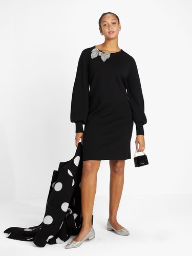 Bow-Rhinestone Sweater Dress - Kate Spade New York - Modalova