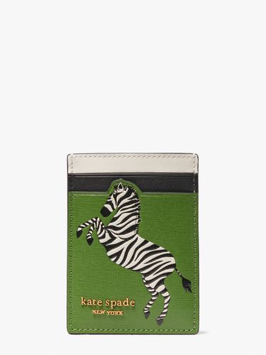 Ziggy Zebra Embellished Cardholder - Kate Spade New York - Modalova