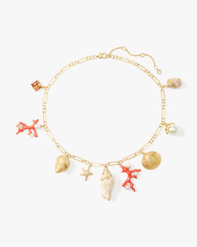 Reef Treasure Charm Necklace - Kate Spade New York - Modalova