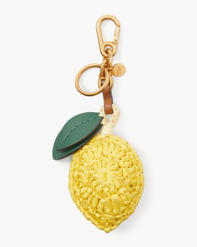 Lemon Drop Beaded Crochet Key Fob - Kate Spade New York - Modalova