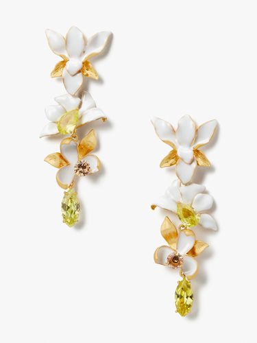 Floral Frenzy Neutral Statement Earrings - Kate Spade New York - Modalova