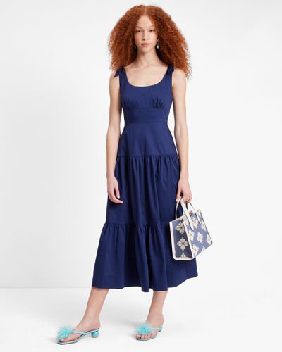 Poplin Tiered Maxi Dress - Kate Spade New York - Modalova