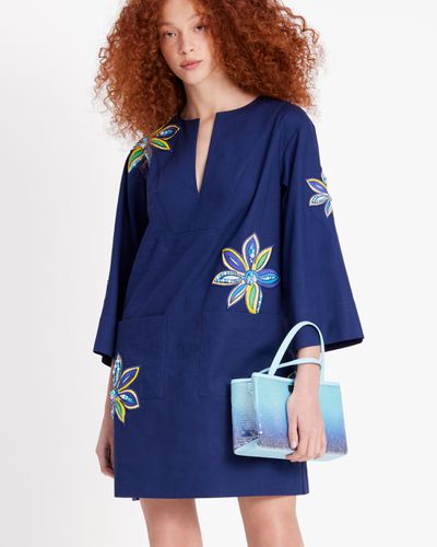 Embroidered Floral Tunic - Kate Spade New York - Modalova