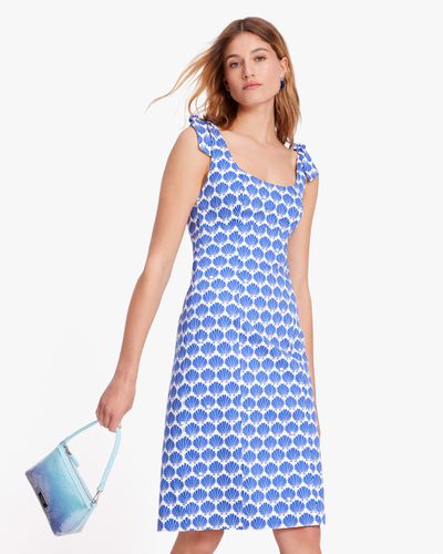 Shell Tie-Shoulder Dress - Kate Spade New York - Modalova