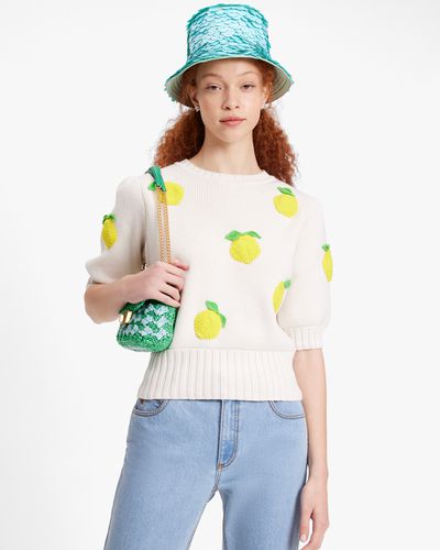 Crochet Lemons Sweater - Kate Spade New York - Modalova