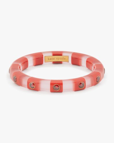 Seeing Stripes Thin Bangle - Kate Spade New York - Modalova