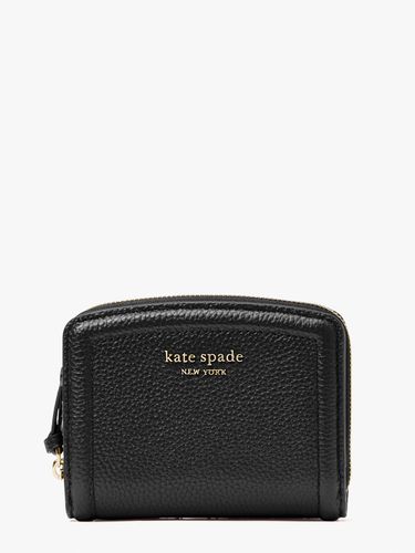 Knott Pebbled Leather Small Compact Wallet - Kate Spade New York - Modalova