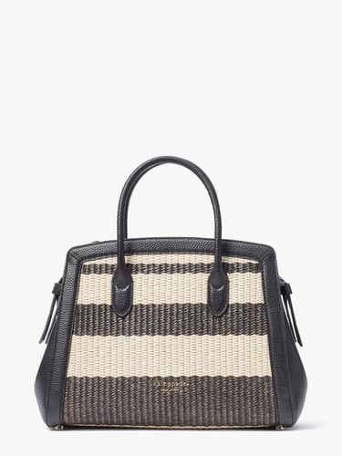 Knott Striped Straw Medium Satchel - Kate Spade New York - Modalova