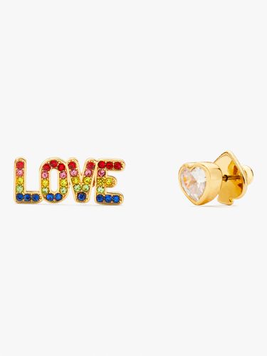 Rainbow Love Asymmetrical Studs - Kate Spade New York - Modalova