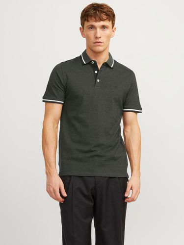 Ühevärviline Polo T-shirt - Jack & Jones - Modalova