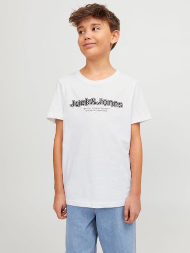 Camiseta Logotipo Para Chicos - Jack & Jones - Modalova