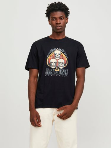 T-shirt Imprimé Col Rond - Jack & Jones - Modalova