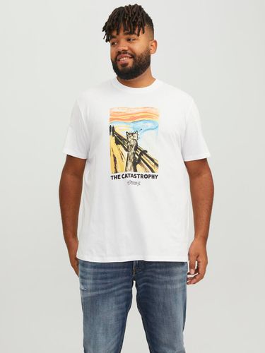 Plus Size Trükitud T-shirt - Jack & Jones - Modalova